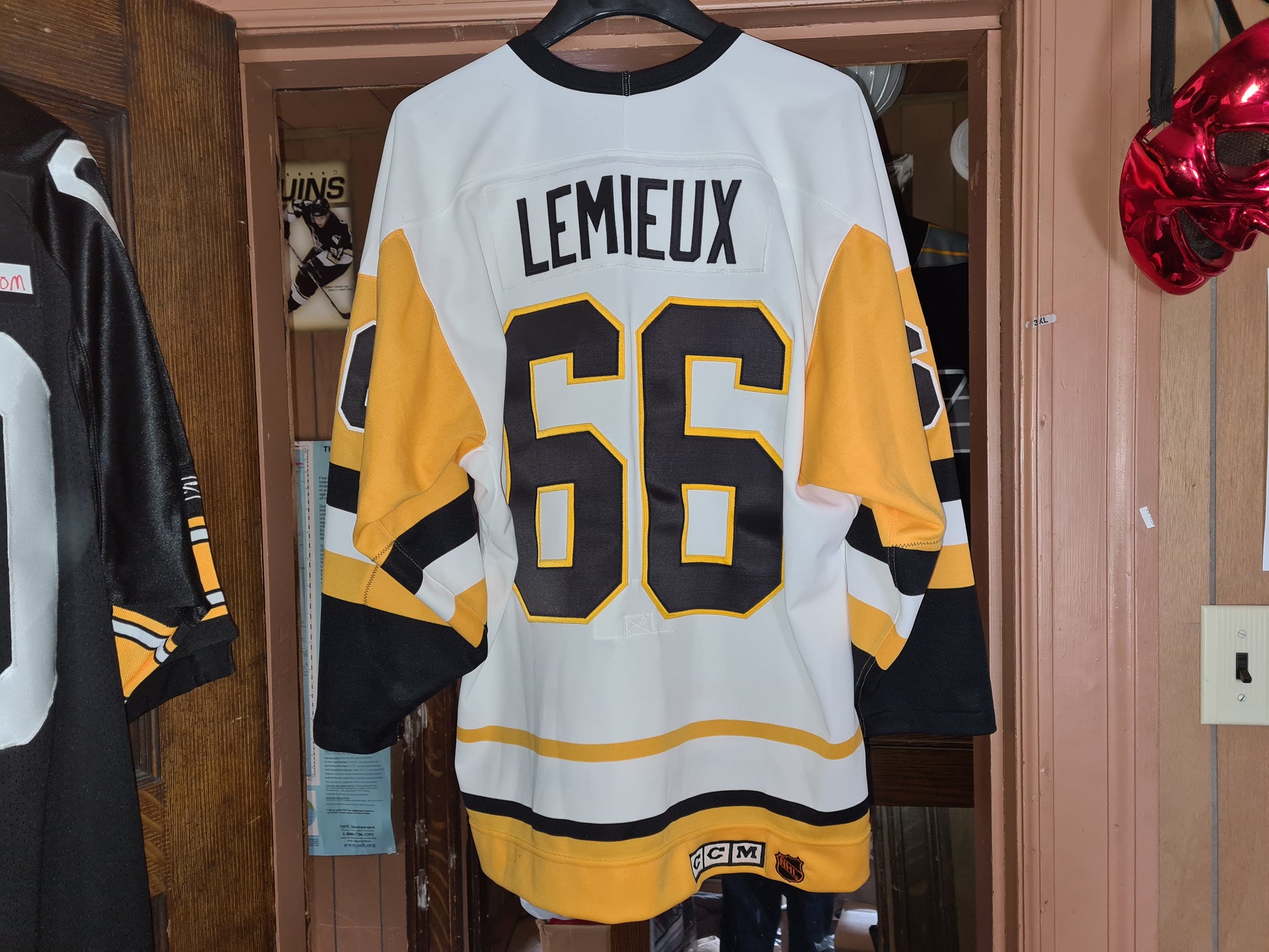 New Adidas Mario LEMIEUX #66 Heroes Of Hockey Jersey