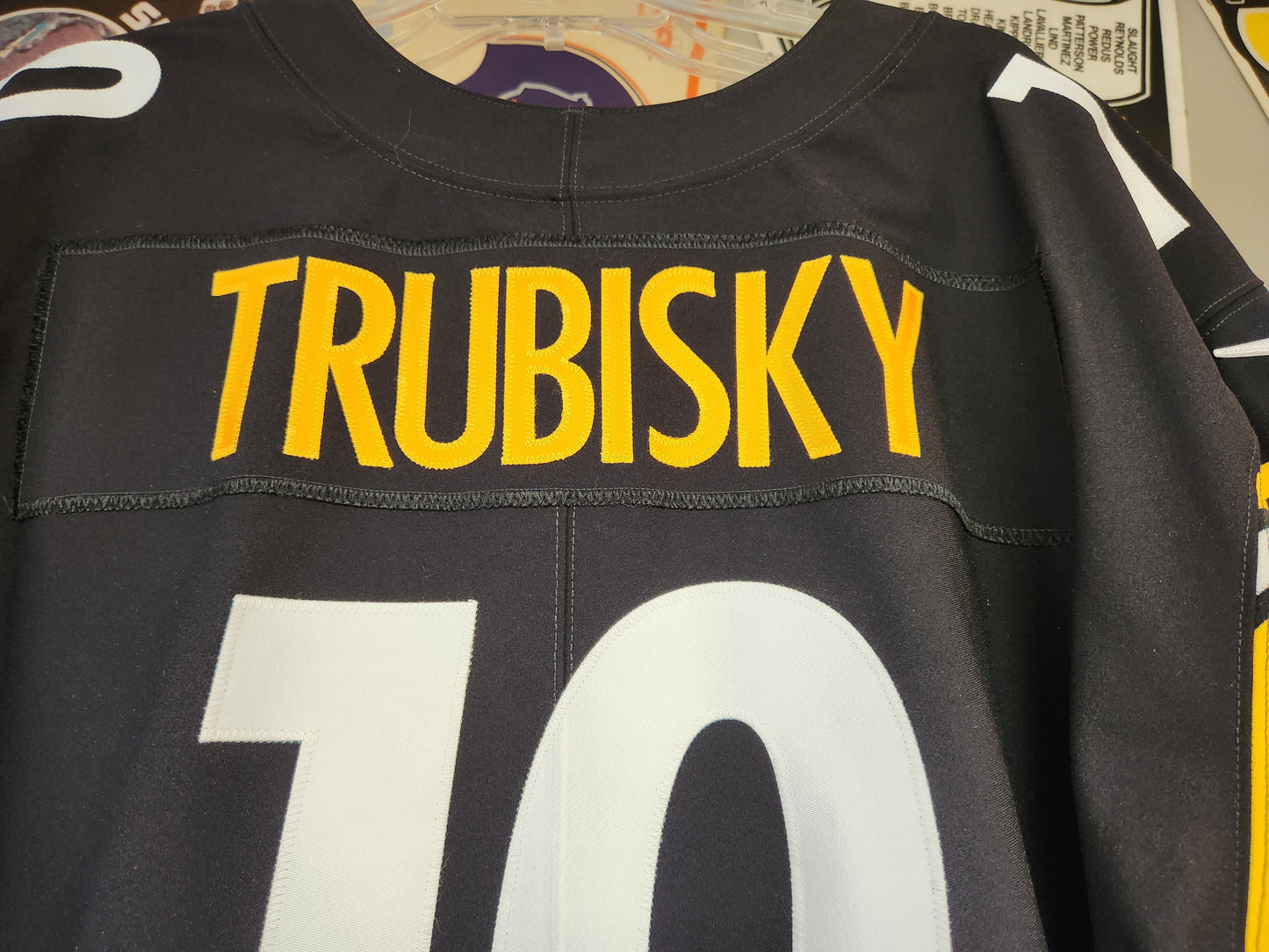 MITCH TRUBISKY #10 PITTSBURGH STEELERS 2022 HOME AUTHENTIC NIKE VAPOR ELITE FOOTBALL JERSEY sz 52 NWT